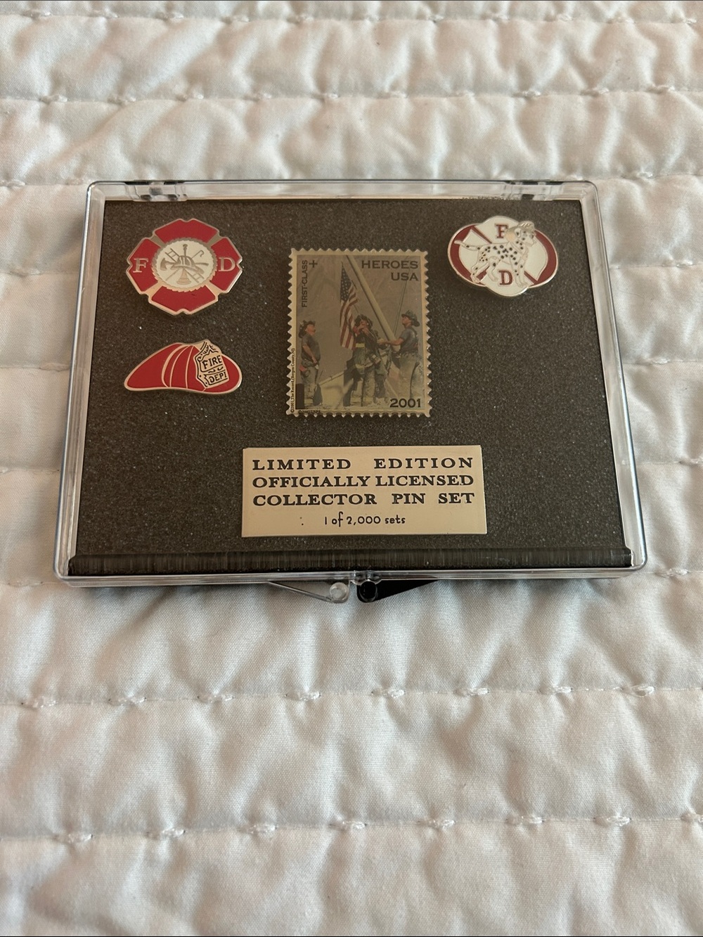 Limited Edition Firefighter Collector Pin Set